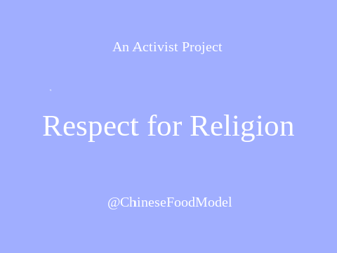 Respect for Religion