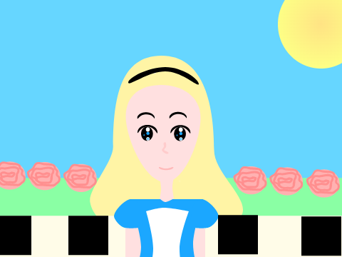 Alice in wonderland art
