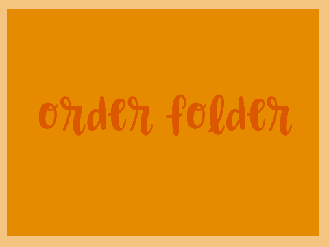 Order Folder