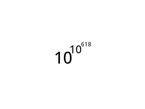 10^10^618 year long project (Not Longest project ever shared)
