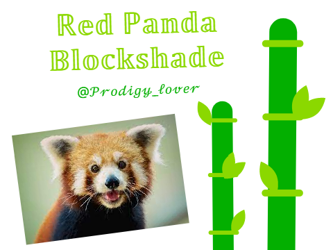 Red Panda Blockshade