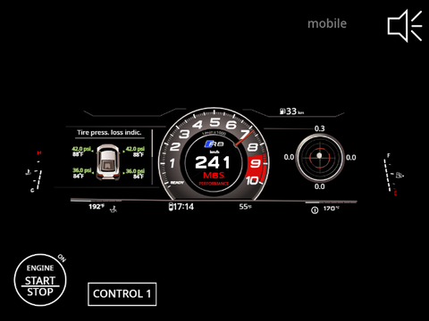 Audi R8 V10 speedometer remix-2