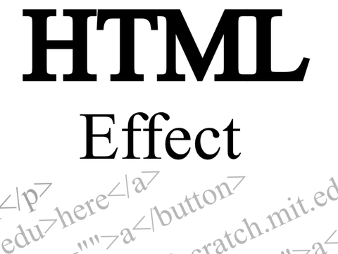 HTML effect (iPad Device)