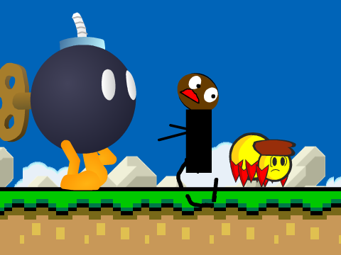 ADD YOURSELF RUNNING FROM GIANT BOB-OMB!!!!!!! remix