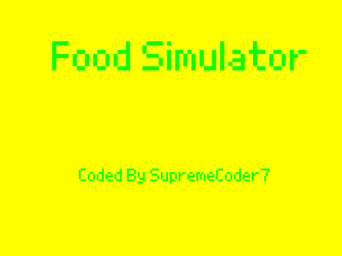 Food Simulator