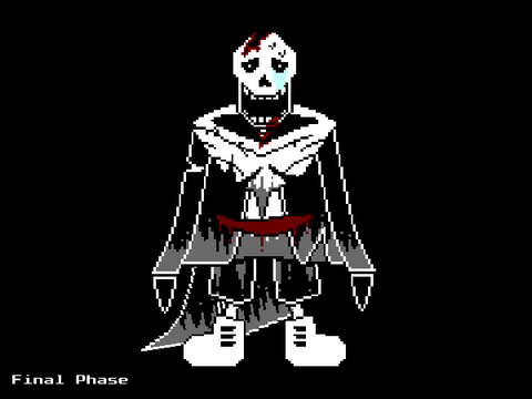 DF! Dustbelief Rebooted: Final Phase Papyrus Sprite
