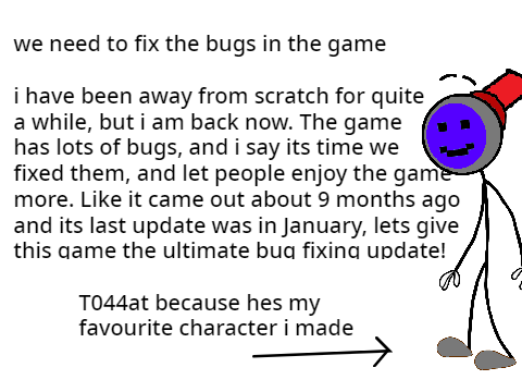 we should fix the game
