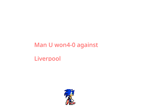 The friendly Man U v Liverpool