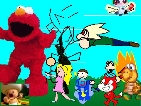 Add yourself chasing Elmo!!!! remix remix remix remix remix remix remix