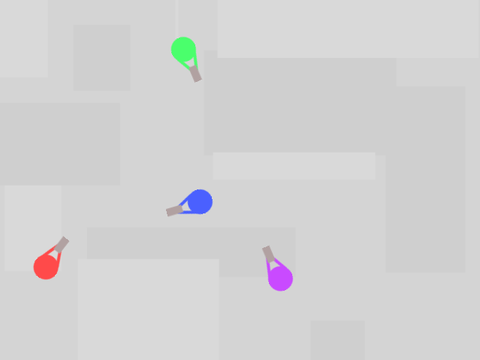 AI gun fighting