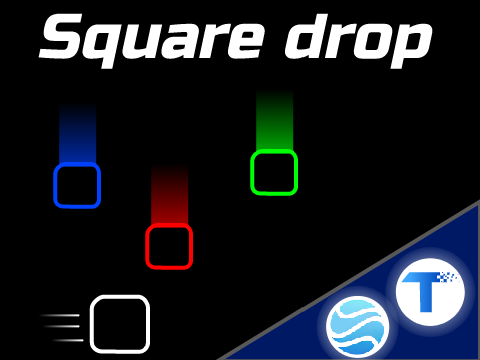 | Square Drop | Collab with @-Floww | #Games #All #Art 