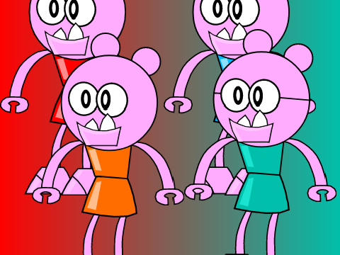 Unfinished and Unseen Peppa Pig, George Pig, Mommy Pig and Daddy Pig