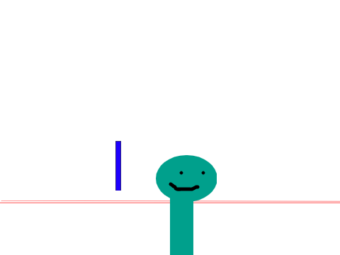 like a dino