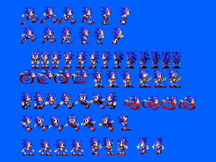 sonic sprites