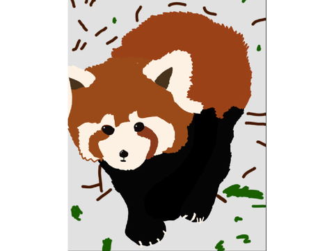 My Red Panda Drawing!