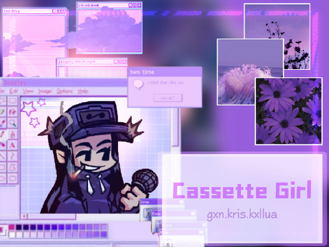 ♡ cassette girl ✦ art