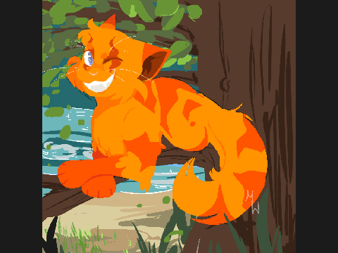 Me when Warrior Cats // Art
