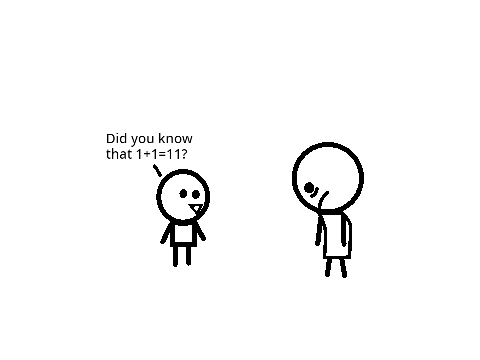 1+1=11