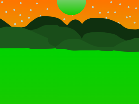 Starry Sunset Adjustable Parallax