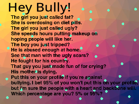 Help Stop Bullying