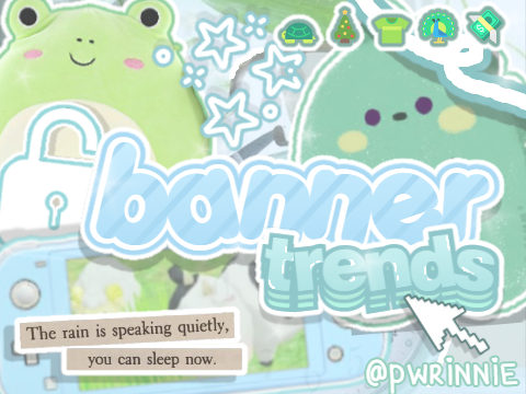 (๑ᵔ⤙ᵔ๑) banner trends ⸝⸝