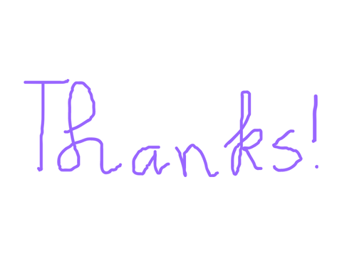 THANK YOU ALL!