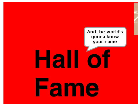 Hall of fame