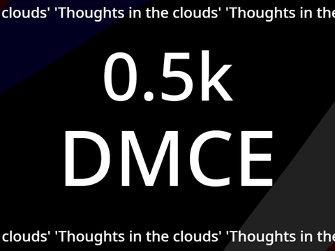 'thoughts in the clouds' -- 0.5k (:OO) DMCE