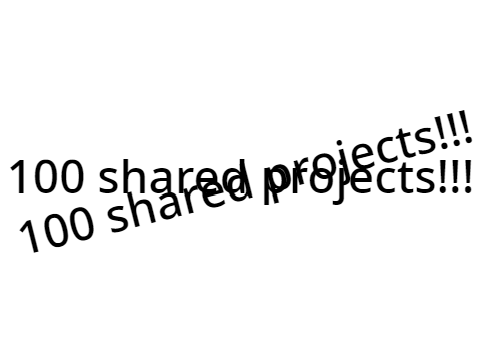 100+ projects!! 