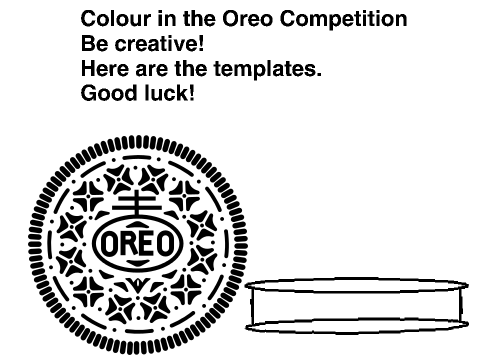 Colour in the Oreo Competition!