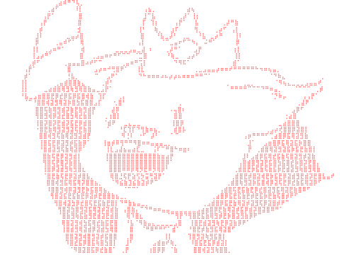 copy and paste techno text art