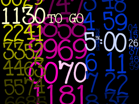 Can we count to 1200? SEVENTY!