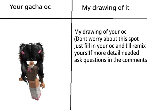 Add your of and I’ll Draw it! remix