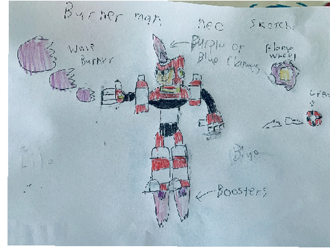 Burner Man Neo Skecth