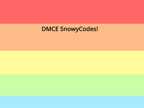 DMC drawing SnowyCodes