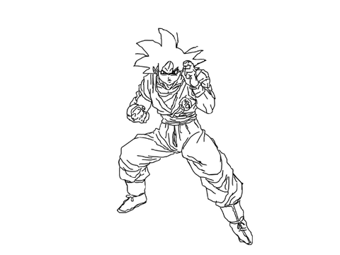 Goku drawing