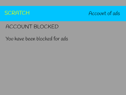 When you advertise too much...