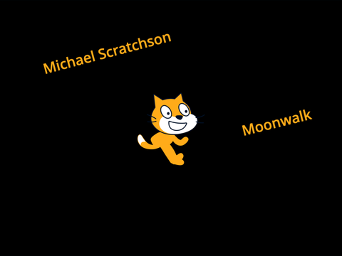 Scratch Cat Does The Moonwalk- Micheal Scratchson
