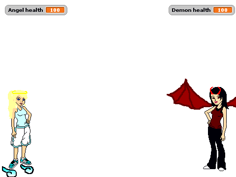 angel vs. demon