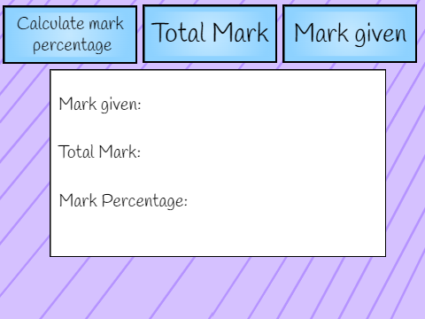 mark percentage calculator