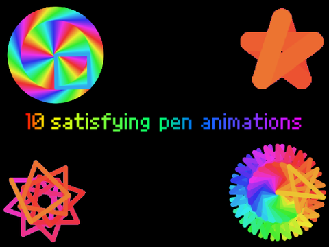 10 satisfying pen animations