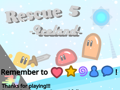 Rescue 5 -Iceland- || A platformer || remix