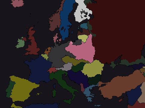 1921 Europe Map