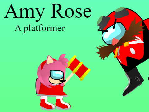 Amy Rose (they look like among us) - A platformer