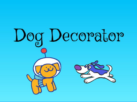 Decorate a dog.