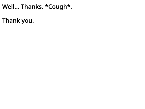 Oh. Thanks. \\ CFrAu 34