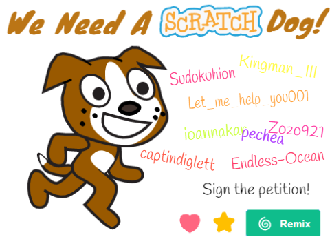 Petition to add a Scratch Dog! remix