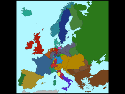 Europe, 1818