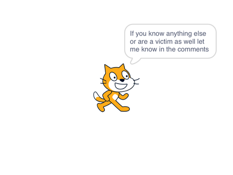 SAVE SCRATCH HELP ME #STOPHACKERS