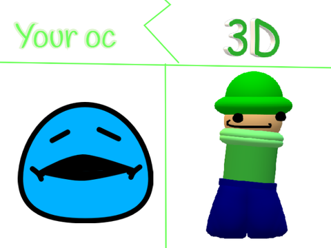 I make ur oc in 3D[UPDATE] remix